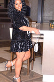 Elegant Crew Neck Casual Dress