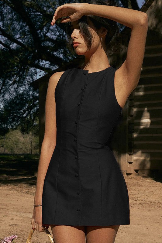 SLEEK SLEEVELESS MIDI SKIRT