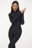 Chic Long Sleeve Yoga Jumpsuit for Active Lifestyle
