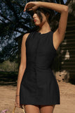 SLEEK SLEEVELESS MIDI SKIRT