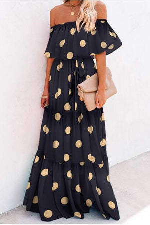 Chic Printed Wrap Dress with Skirt Flair
