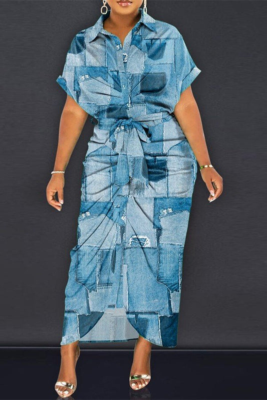 Chic Figure-Hugging Color Dress