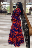 Elegant Slant Shoulder Lace Dress with Lantern Sleeves