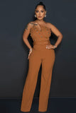 Chic Solid Color Jumpsuit