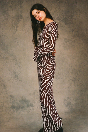 Seductive Sheer Elegance: Round Neck Long Sleeve Dress for Daring Style - Elevate Your Wardrobe Today!