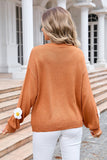 Floral Embroidered Crew-Neck Sweater with Long Sleeves