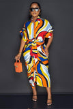 Chic Figure-Hugging Color Dress
