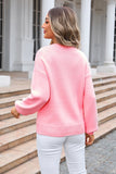 Chic Bow-Detail Long-Sleeved Sweater in Solid Colors