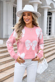 Chic Bow Accent Sweater