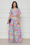 Floral Elegance Commuter Trouser Ensemble