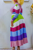 Chic Pleated Blouse and Half Skirt Coordinated Set