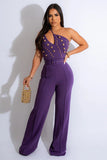 Chic Solid Color Jumpsuit