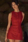 SLEEK SLEEVELESS MIDI SKIRT