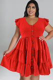 Chic Comfort Ice Silk Fluffy Dress