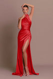 Chic Halter Neck Sleeveless Slit Dress with Stand Collar