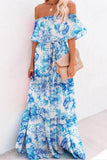 Chic Printed Wrap Dress with Skirt Flair
