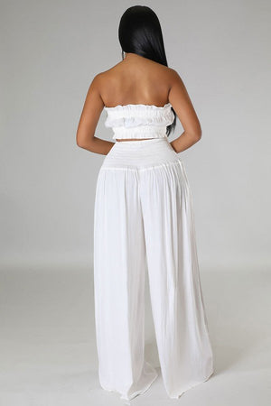 Chic Summer Women's Sleeveless Top and Pant Set