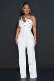 Chic Solid Color Jumpsuit