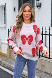 Chic Bow Accent Sweater