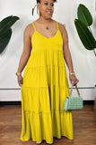Vibrant Bohemian Sleeveless Halter Dress