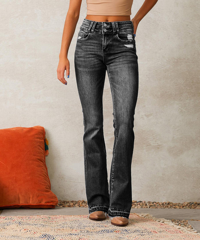 Vintage Washed Ripped Jeans: Stylish Denim for Every Occasion