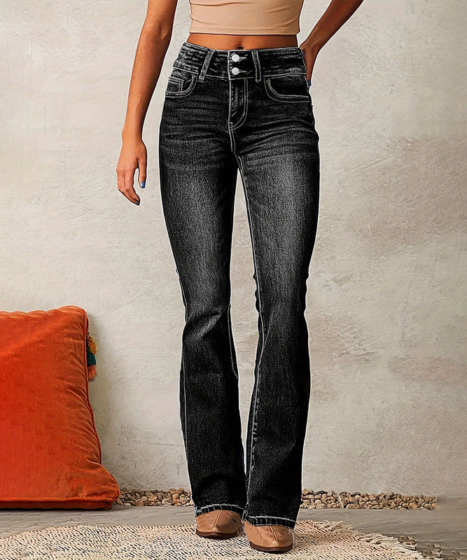 Vintage Stretch Wash Street Jeans Girl for Effortless Style
