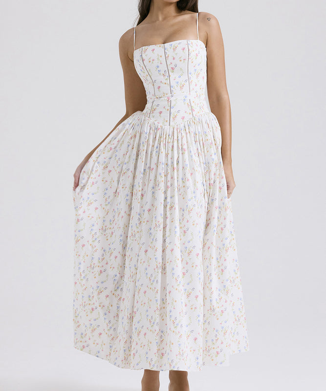 Chic Floral Halter Dress for Effortless Summer Style