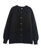 Classic Slim-Fit Cardigan Coat For Women Long-Sleeve