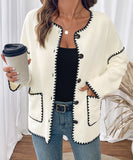 Casual Loose Coat Soft Warmth Relaxed Silhouette Ideal Everyday Layering For Cozy Workday And Weekend