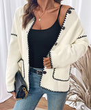 Casual Loose Coat Soft Warmth Relaxed Silhouette Ideal Everyday Layering For Cozy Workday And Weekend