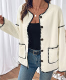 Casual Loose Coat Soft Warmth Relaxed Silhouette Ideal Everyday Layering For Cozy Workday And Weekend