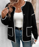 Casual Loose Coat Soft Warmth Relaxed Silhouette Ideal Everyday Layering For Cozy Workday And Weekend