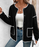 Casual Loose Coat Soft Warmth Relaxed Silhouette Ideal Everyday Layering For Cozy Workday And Weekend