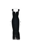 Halter Neck Splice Dress