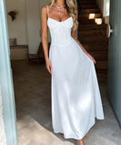 Elegant Halter A-Line Maxi Dress in Stylish Colors for You