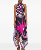 Classic Relaxed Two Piece Skirt Set With Exposed Back