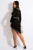 Sexy Deep V Hot Drill Nightclub Dress for Bold Nights Out
