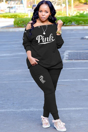 Chic Sexy Print Long Sleeve Two-Piece Set for Stylish Comfort