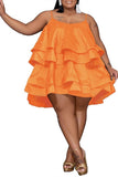 Chic Loose Suspender Cake Skirt Dress for Effortless Style
