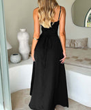 Elegant Halter A-Line Maxi Dress in Stylish Colors for You