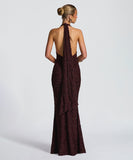 Sexy Deep V-Neck Revealing Backpack Style Hip Dress For Confident Outings