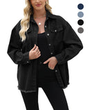 Collarless Long Sleeve Women's Coat in Solid Colors