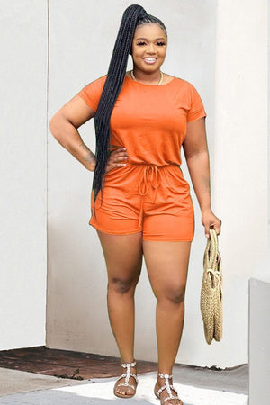 Chic Crewneck Lace-Up Jumpsuit for Nightlife Adventures