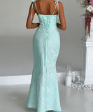Elegant Halter Top Evening Dress for Effortless Style