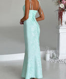 Elegant Halter Top Evening Dress for Effortless Style